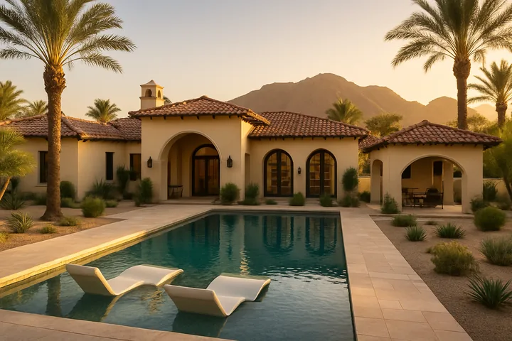 La Quinta luxury 4BR pool estate STR with casita